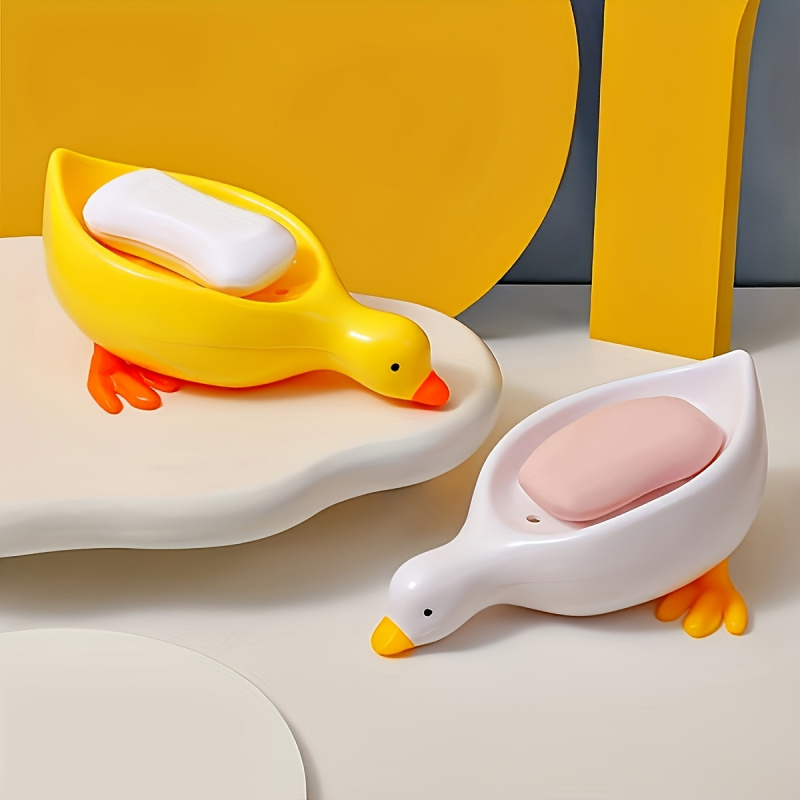 Duck Soap Dish-Cute Self Drain - Food Storage Organiser ulasan dan harga