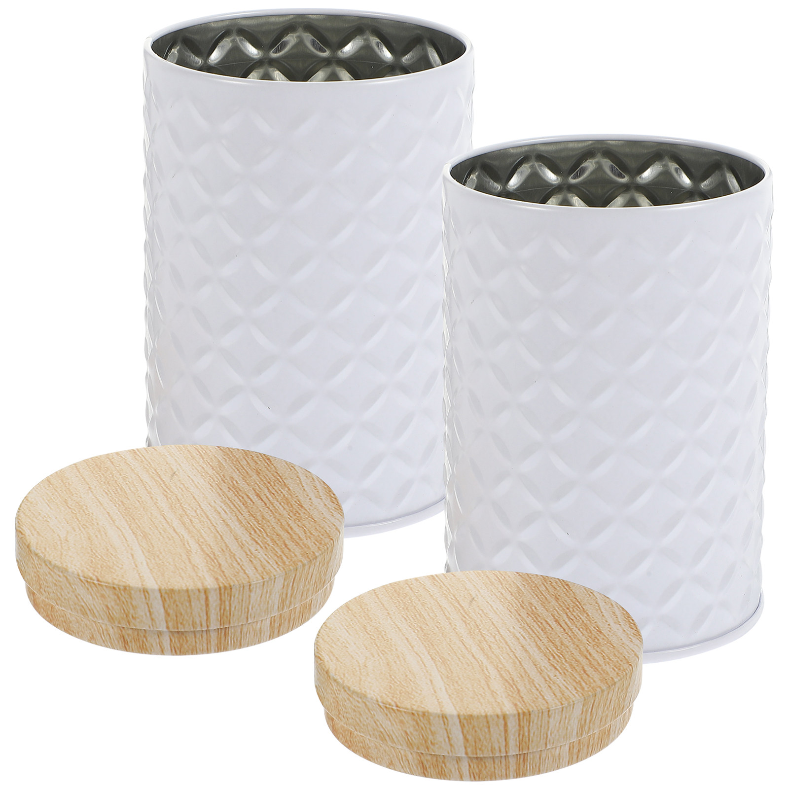 2Pcs Food Grade Tinplate Stora - Food Storage Airtight ulasan dan harga