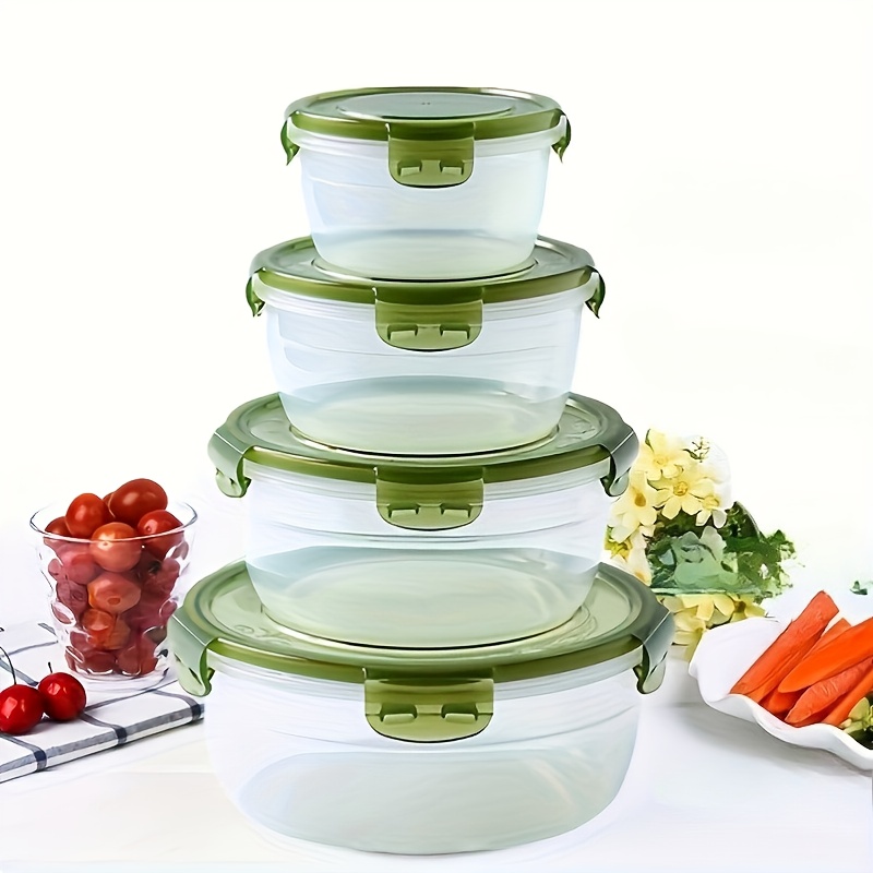 4 Plastic Food Storage Contain - Food Storage Equipment ulasan dan harga