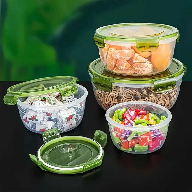4 Plastic Food Storage Contain - Food Storage Equipment ulasan dan harga