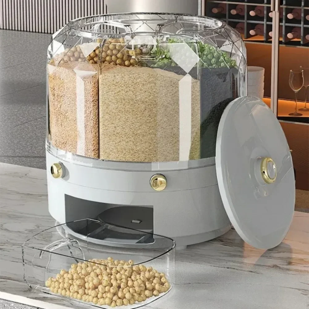 Food Grade Rotating Grain Disp - Food Storage Drawer Organizer ulasan dan harga