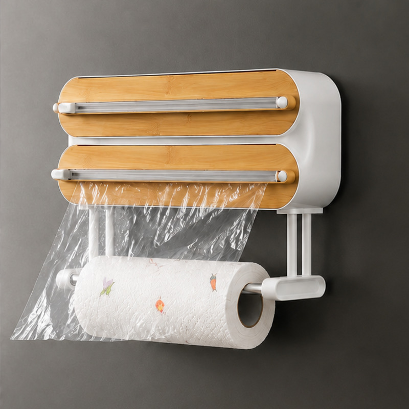 Magnetic Food Wrap Dispenser C - Food Storage Drawer Organizer ulasan dan harga
