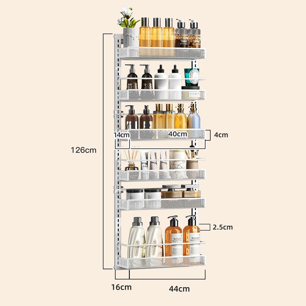 Adjustable 6-Tier Over-the-Doo - Food Storage Utensils ulasan dan harga