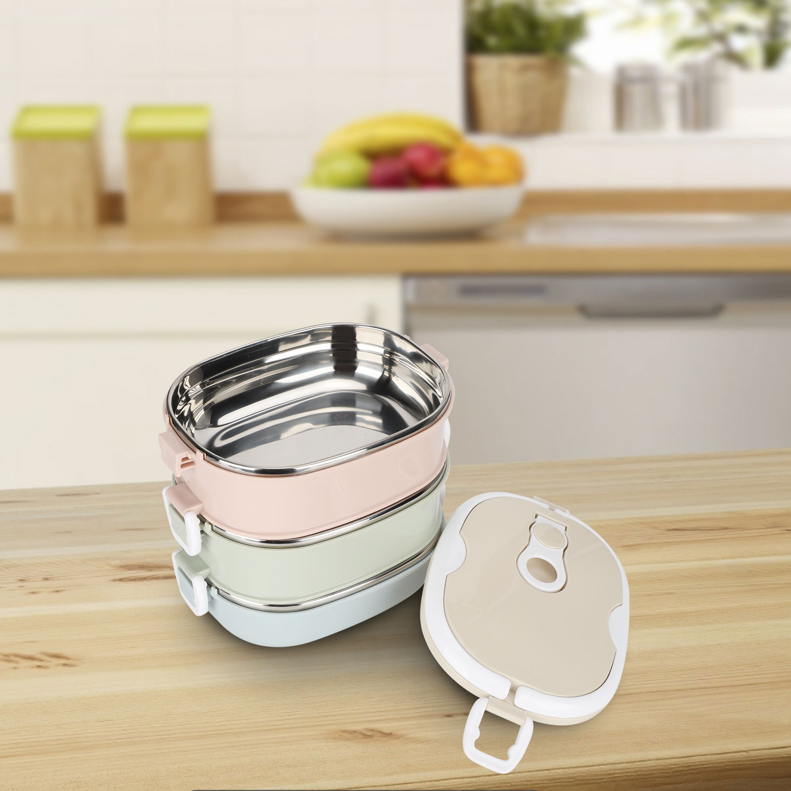 Lunch Box Lunch Box Portable S - Food Storage Utensils ulasan dan harga