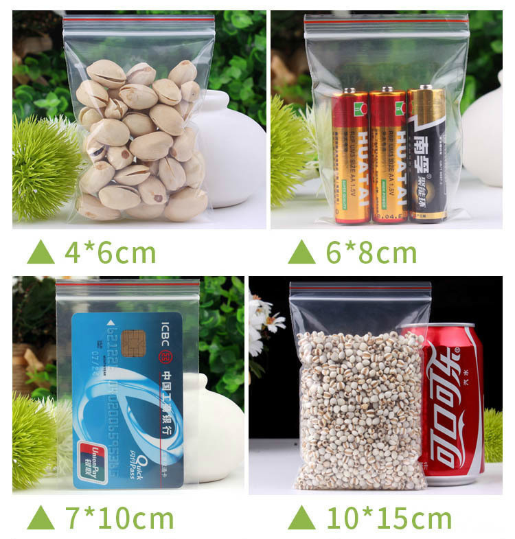 10x15 Cm Small Plastic Ziplock - Food Storage With Lock ulasan dan harga