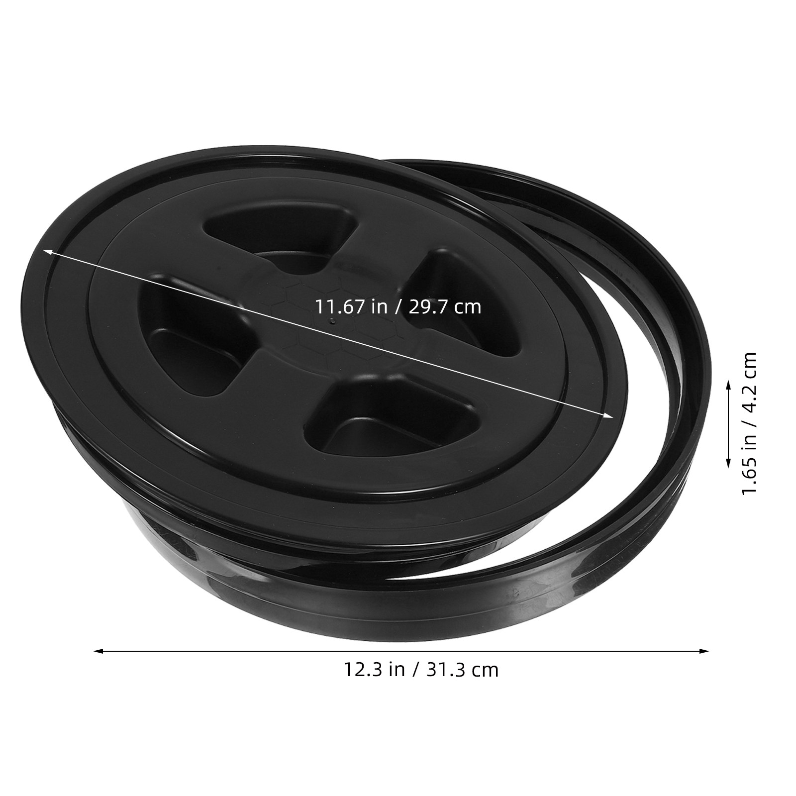 2Pcs Lock Bucket Lid Airtight  - Food Storage With Lock ulasan dan harga