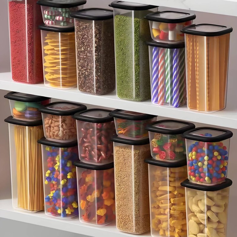 6 Pieces Airtight Food Storage - Food Storage In Pantry ulasan dan harga