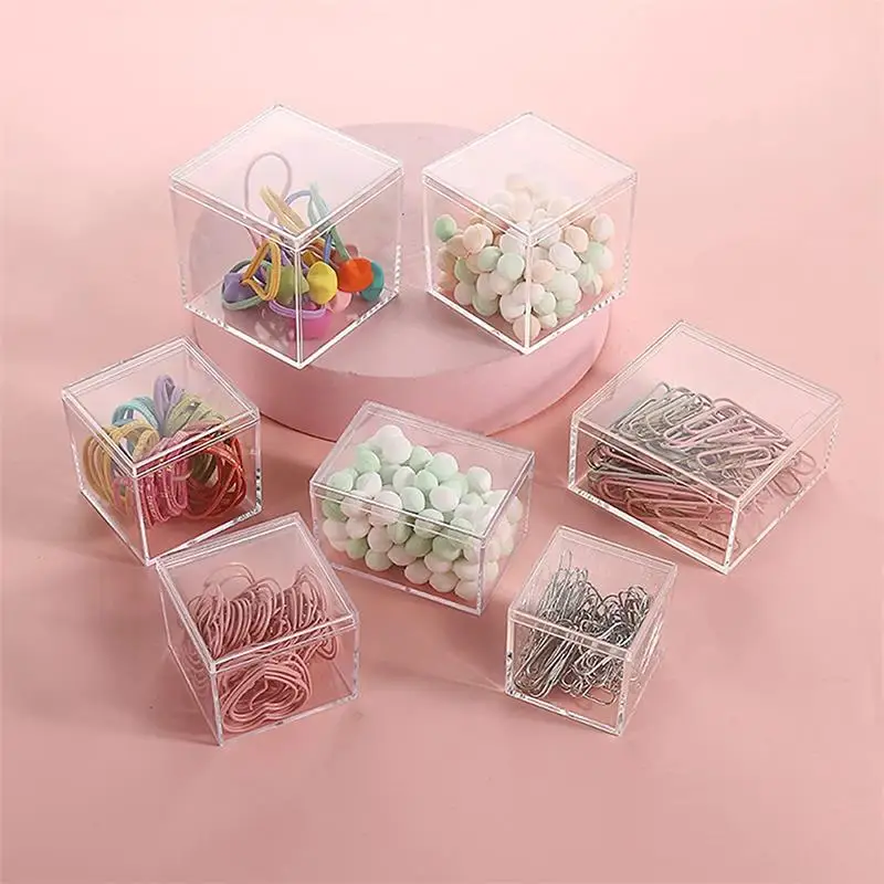 12 PCS Transparent Acrylic Box - Food Storage Organiser ulasan dan harga