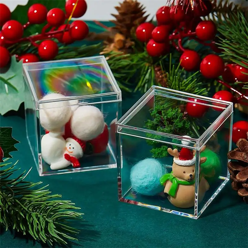 12 PCS Transparent Acrylic Box - Food Storage Organiser ulasan dan harga