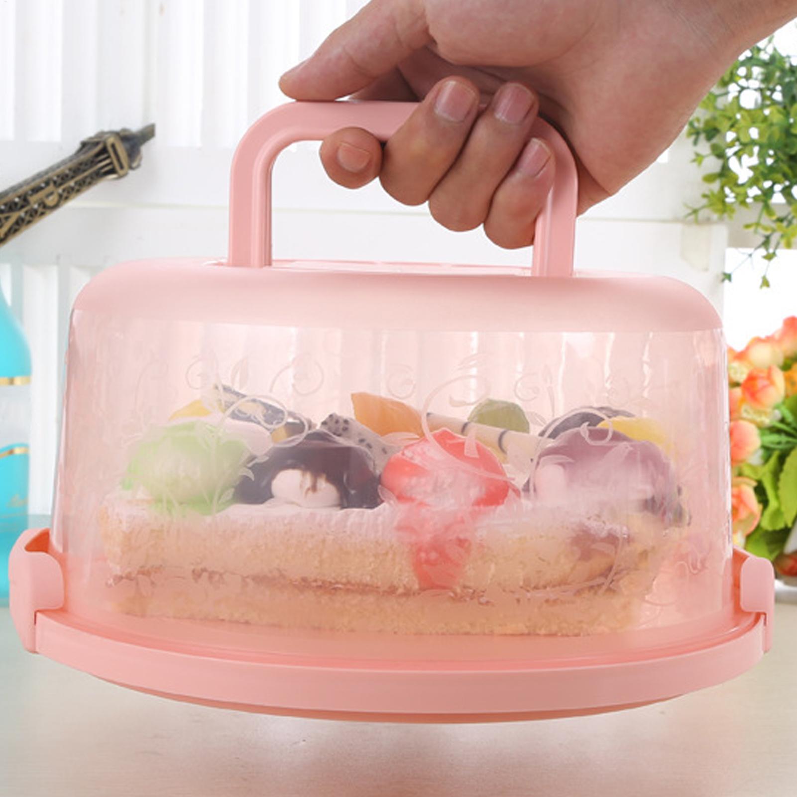 Handheld Cake Carrier Reusable - Food Storage Airtight ulasan dan harga