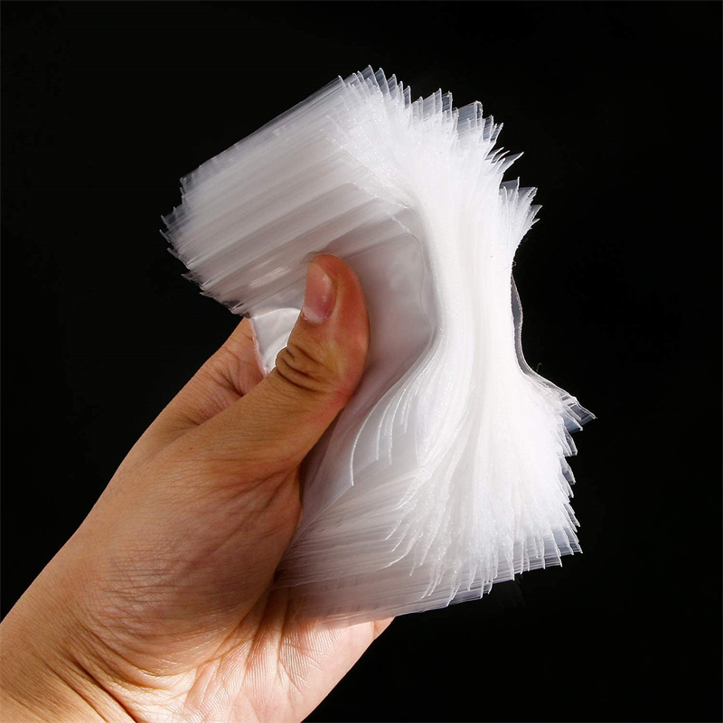 100Pieces Transparent Mini Sma - Food Storage With Lock ulasan dan harga