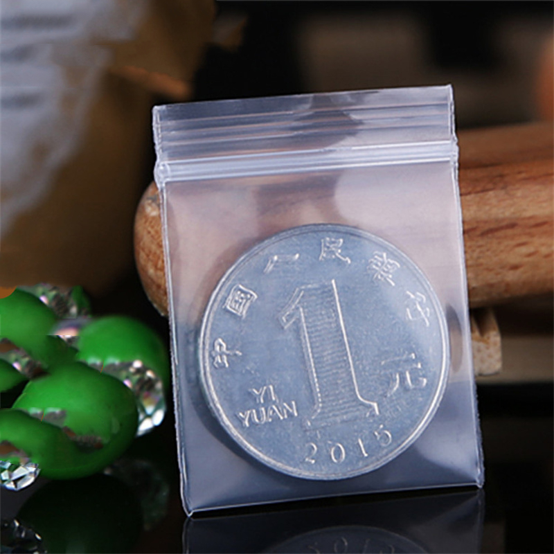 100Pieces Transparent Mini Sma - Food Storage With Lock ulasan dan harga