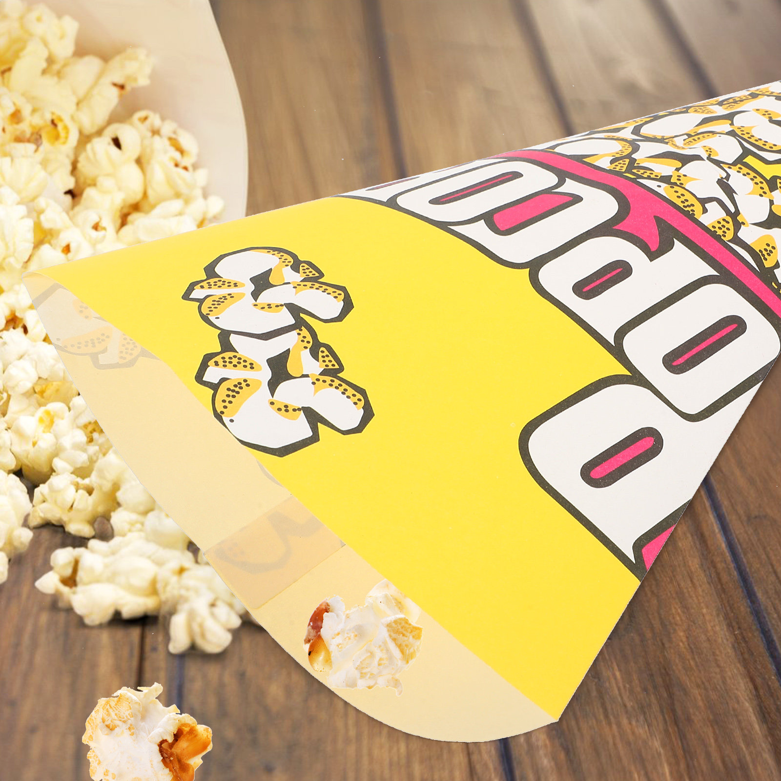 100 Pcs Popcorn Themed Pattern - Storage Tips For Food ulasan dan harga