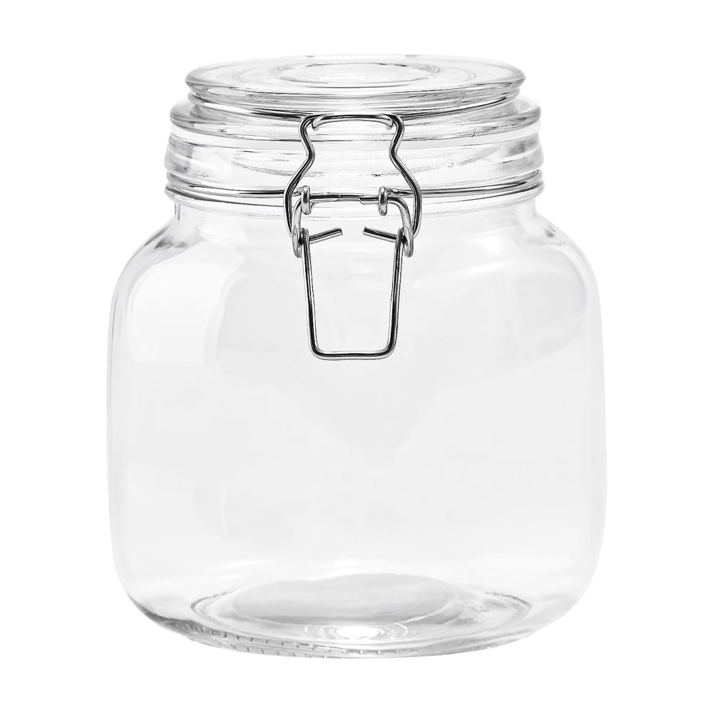 Mainstays 38 oz Glass Food Sto - Food Storage In Pantry ulasan dan harga