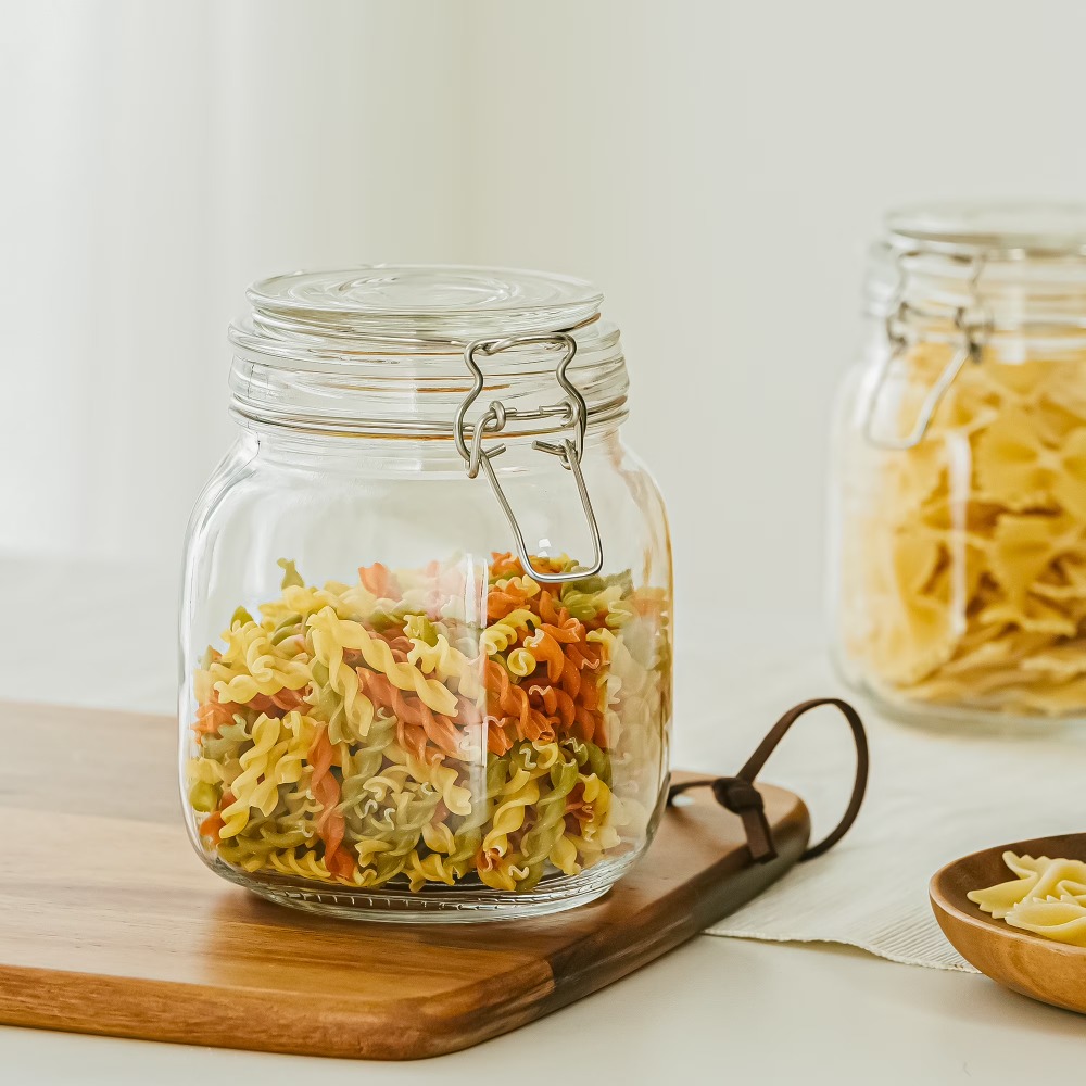 Mainstays 38 oz Glass Food Sto - Food Storage In Pantry ulasan dan harga