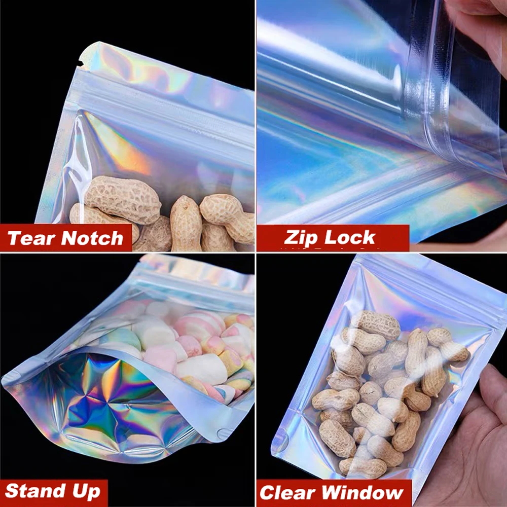 100Pcs Clear Plastic Zip Lock  - Food Storage With Lock ulasan dan harga