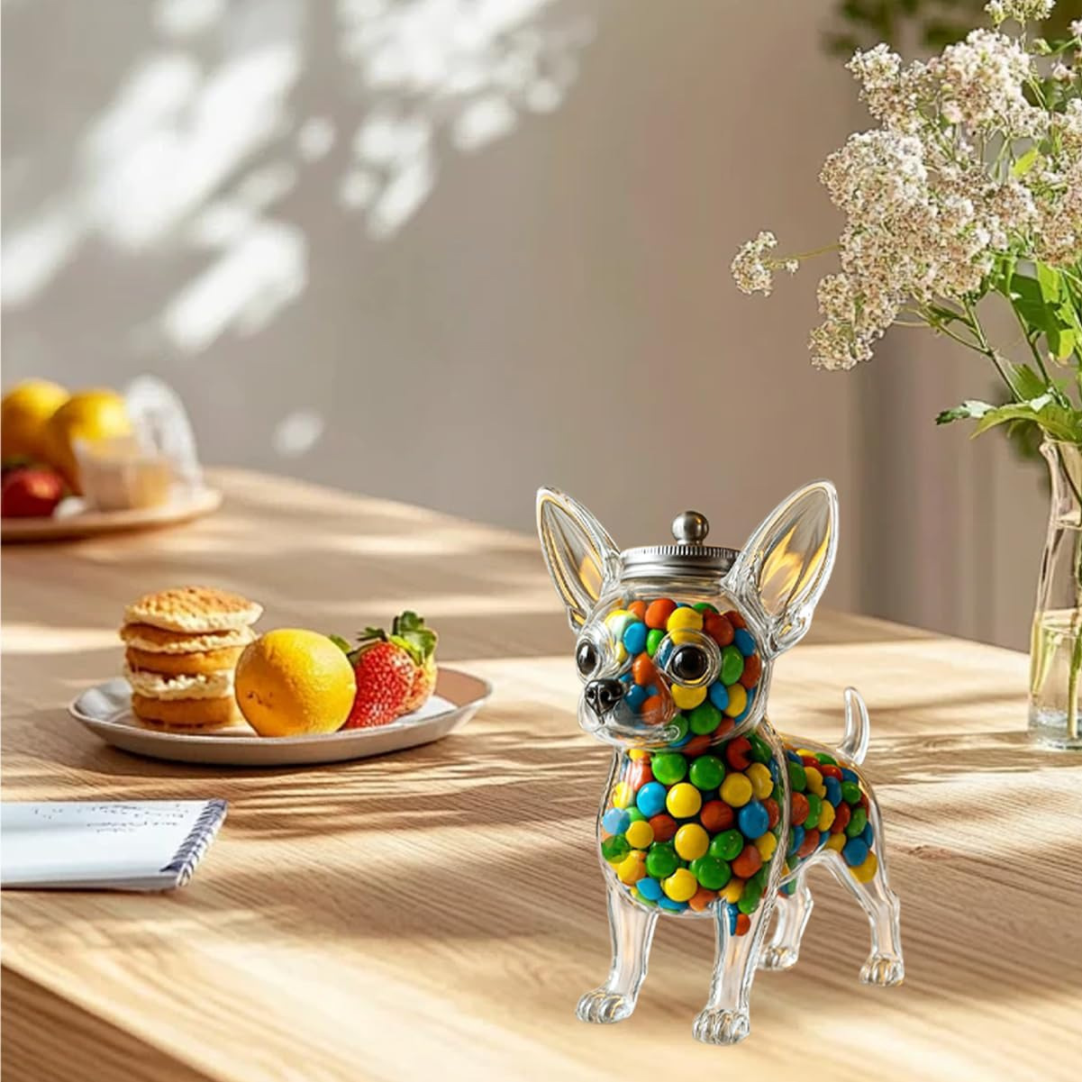 Chihuahua Shaped Container Fre - Food Storage Set Glass ulasan dan harga