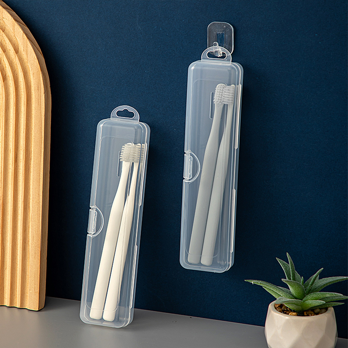 WORTHBUY Toothbrush Box Transp - Food Storage Drawer Organizer ulasan dan harga