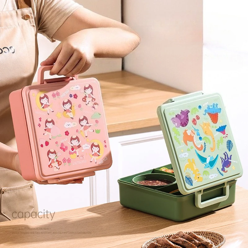 Lunch Box Cartoon Fruit Salad  - Food Storage Oven Safe ulasan dan harga