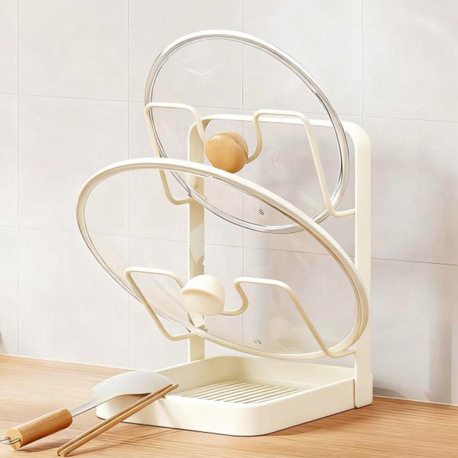 Pot Lid Organizer Anti-Slip Ki - Food Storage Organiser ulasan dan harga