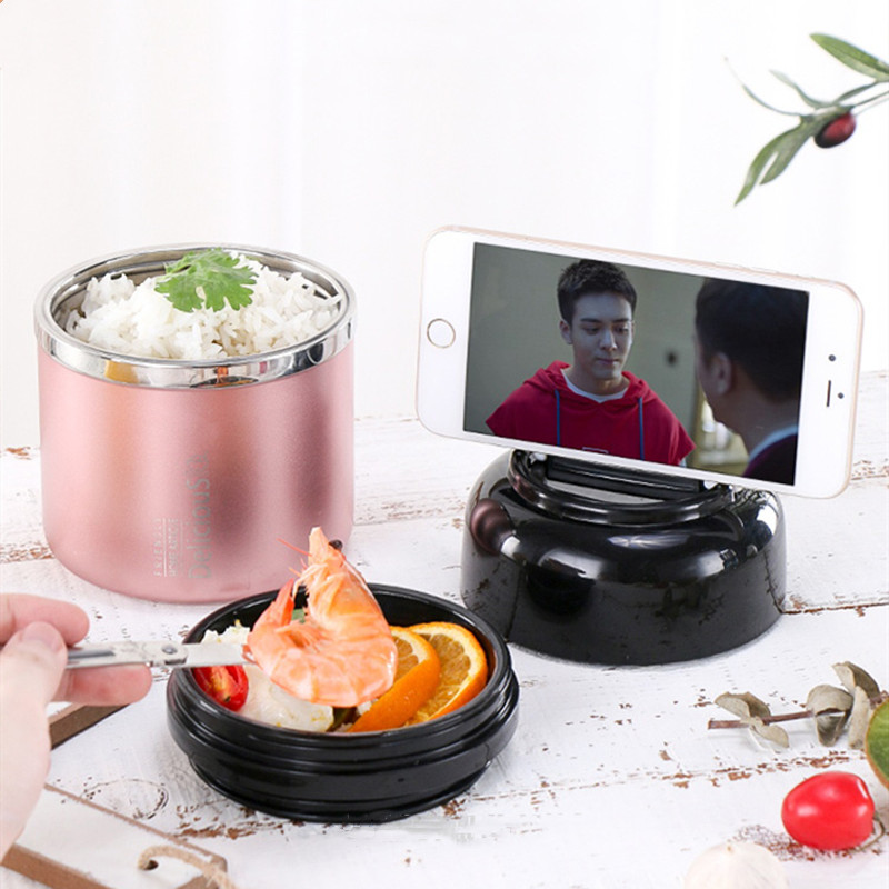 Lunch Box Stainless Steel Ther - Food Storage Long Term ulasan dan harga
