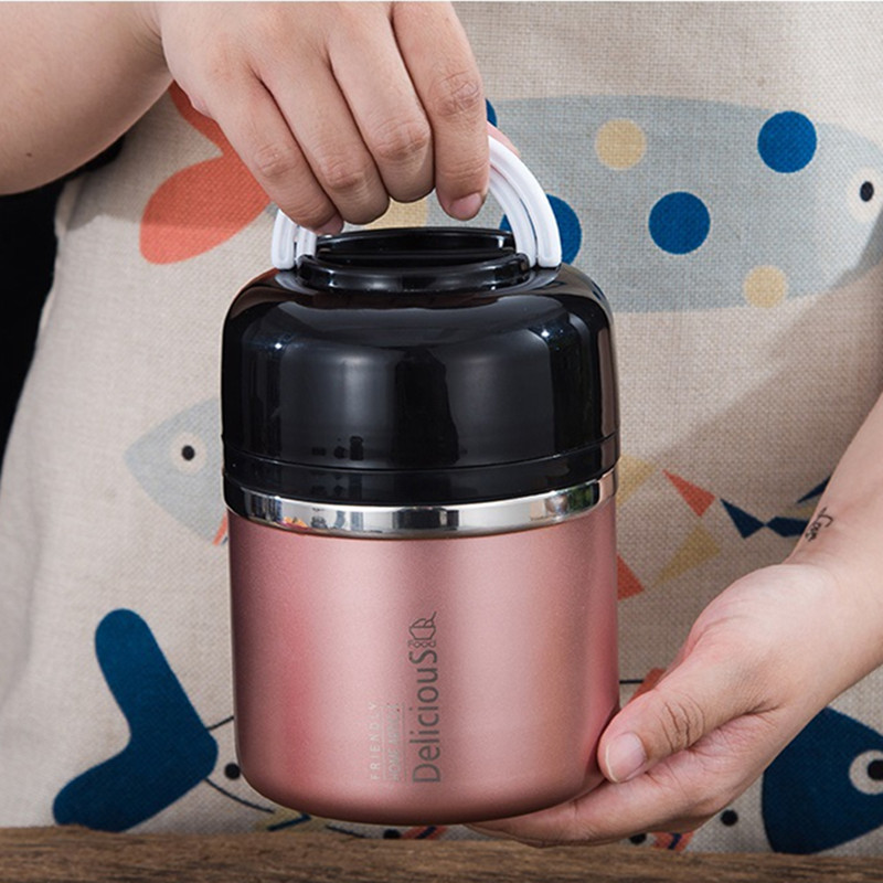 Lunch Box Stainless Steel Ther - Food Storage Long Term ulasan dan harga