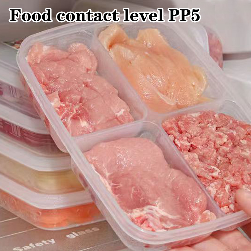 New【4 Grids Plastic Storage Bo - Food Storage Drawer Organizer ulasan dan harga