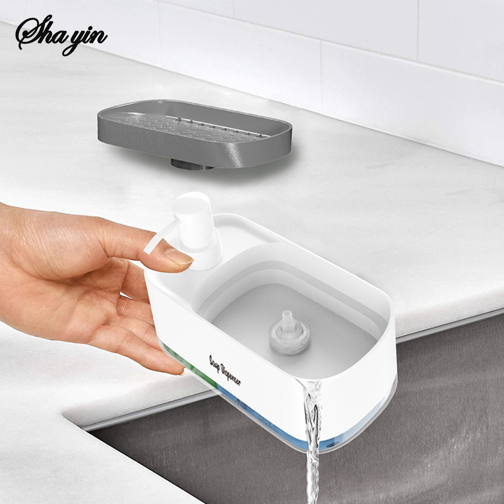 3-in-1 Hand And Dish Soap Disp - Food Storage Organiser ulasan dan harga