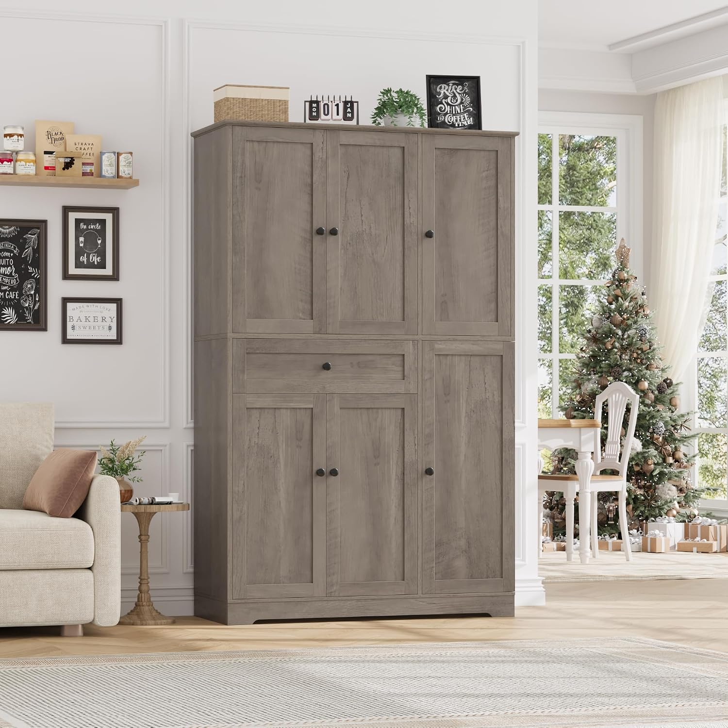 Kitchen Pantry Storage Cabinet - Food Storage In Cabinets ulasan dan harga