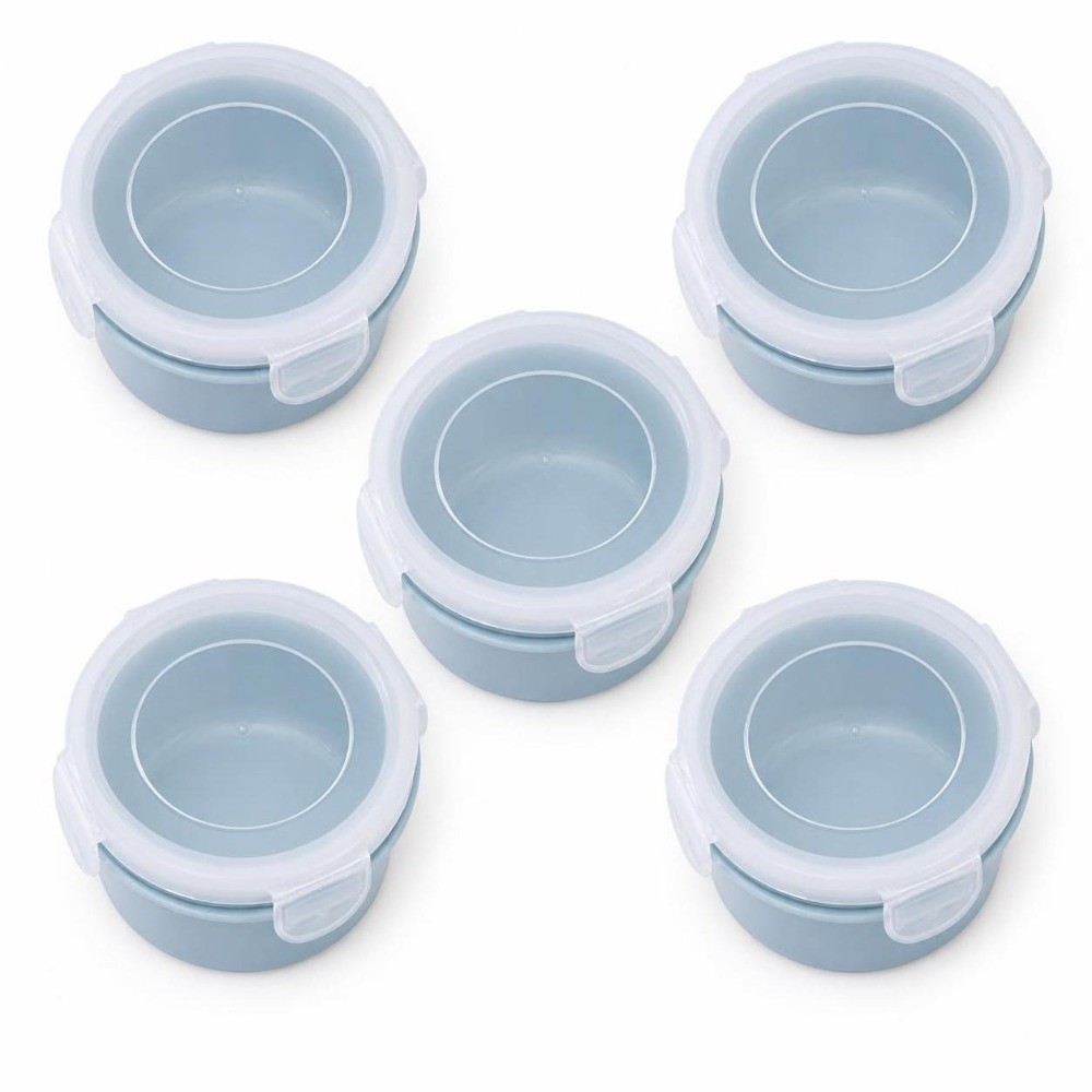 5PCS Fresh Plastic Food Storag - Food Storage With Lock ulasan dan harga