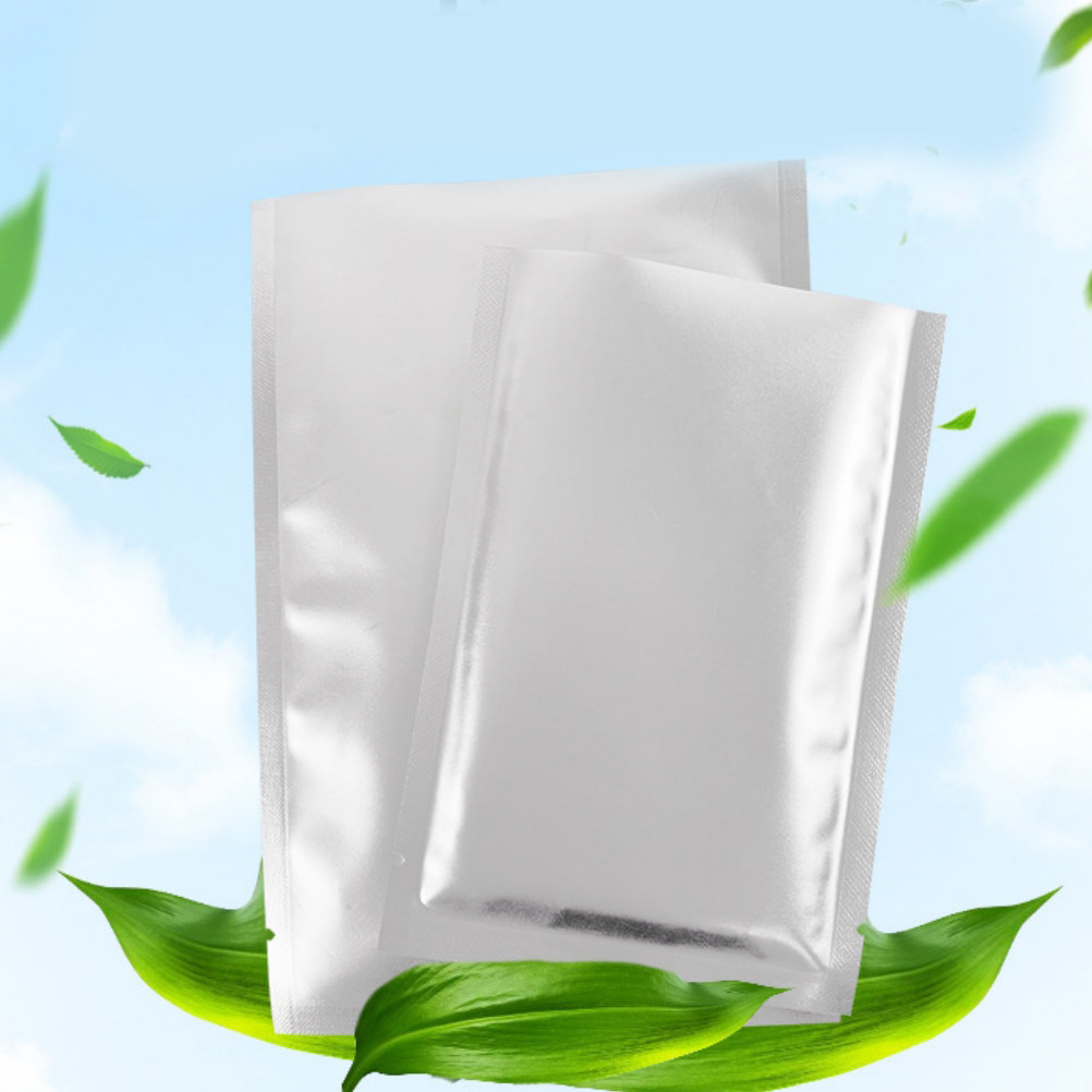 100Pcs Silver Aluminum Foil Pa - Food Storage Long Term ulasan dan harga