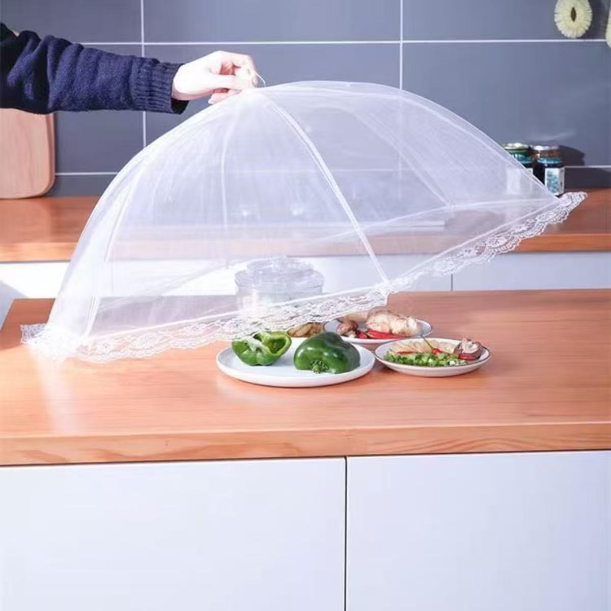 Food Cover Mesh Folding Washab - Food Storage Long Term ulasan dan harga