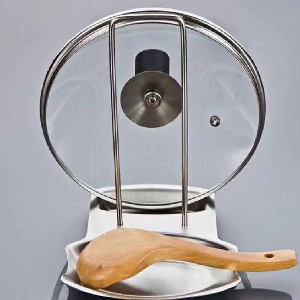 Stainless Steel Pot Lid Holder - Food Storage Organiser ulasan dan harga
