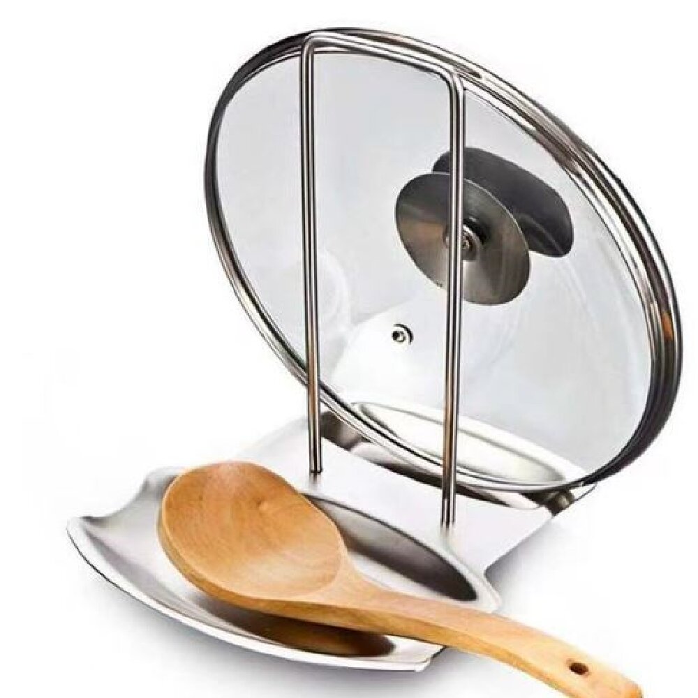 Stainless Steel Pot Lid Holder - Food Storage Organiser ulasan dan harga