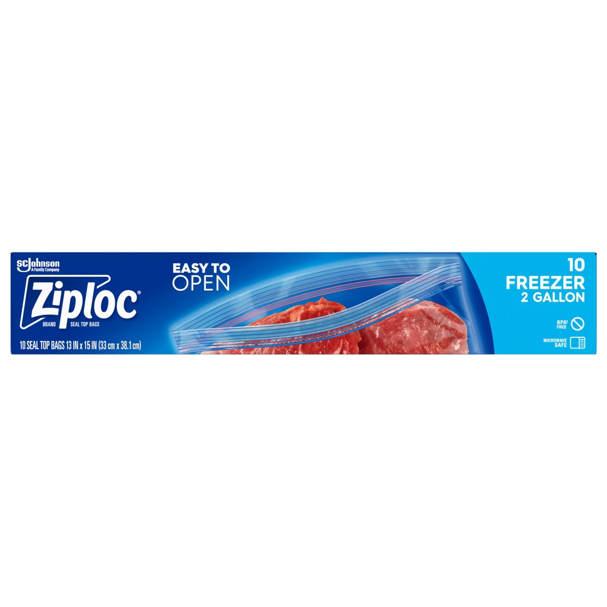 Ziploc Two Gallon Freezer Bags - Food Storage With Lock ulasan dan harga