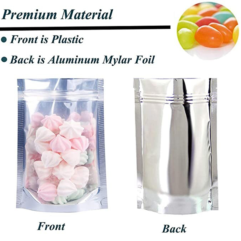 1000pcs Stand Up Aluminum Foil - Food Storage With Lock ulasan dan harga