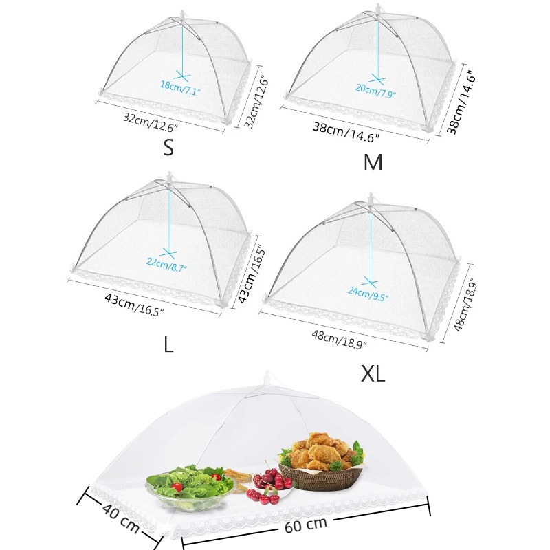 Foldable Food Mesh Cover Fly A - Food Storage Long Term ulasan dan harga