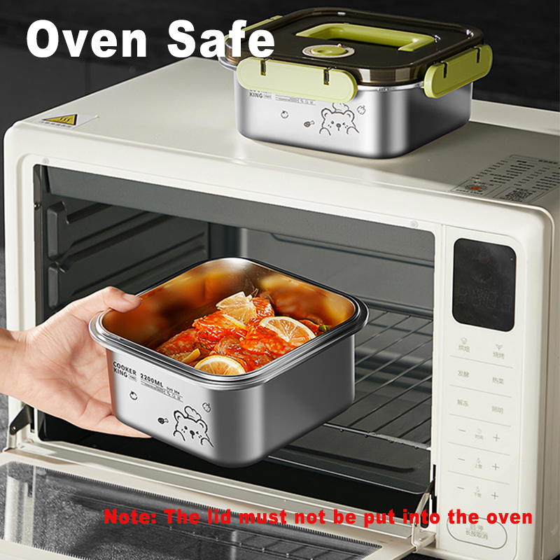 COOKER KING 420ml-6200ml Large - Food Storage Oven Safe ulasan dan harga