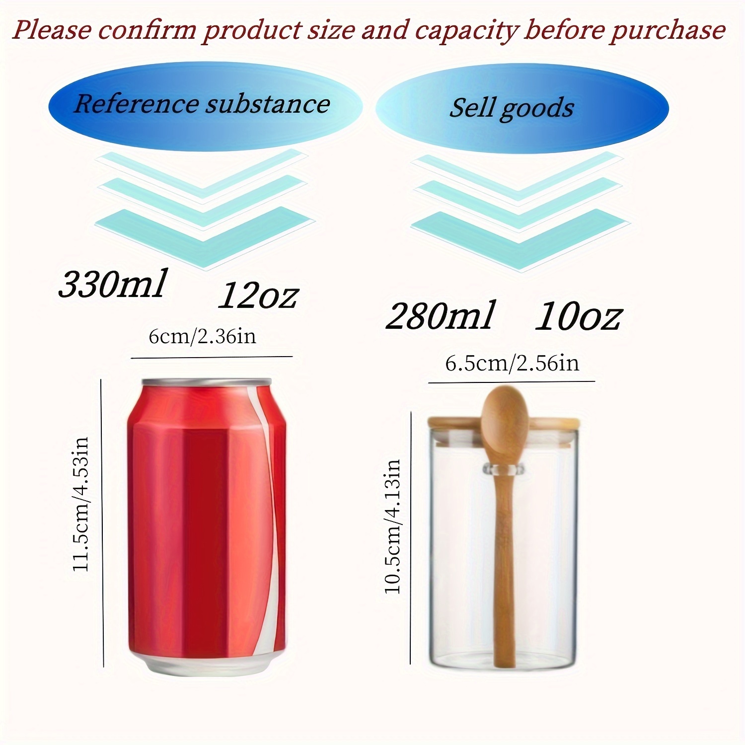 280ml Candy Jar, Biscuit Jar,  - Food Storage Set Glass ulasan dan harga