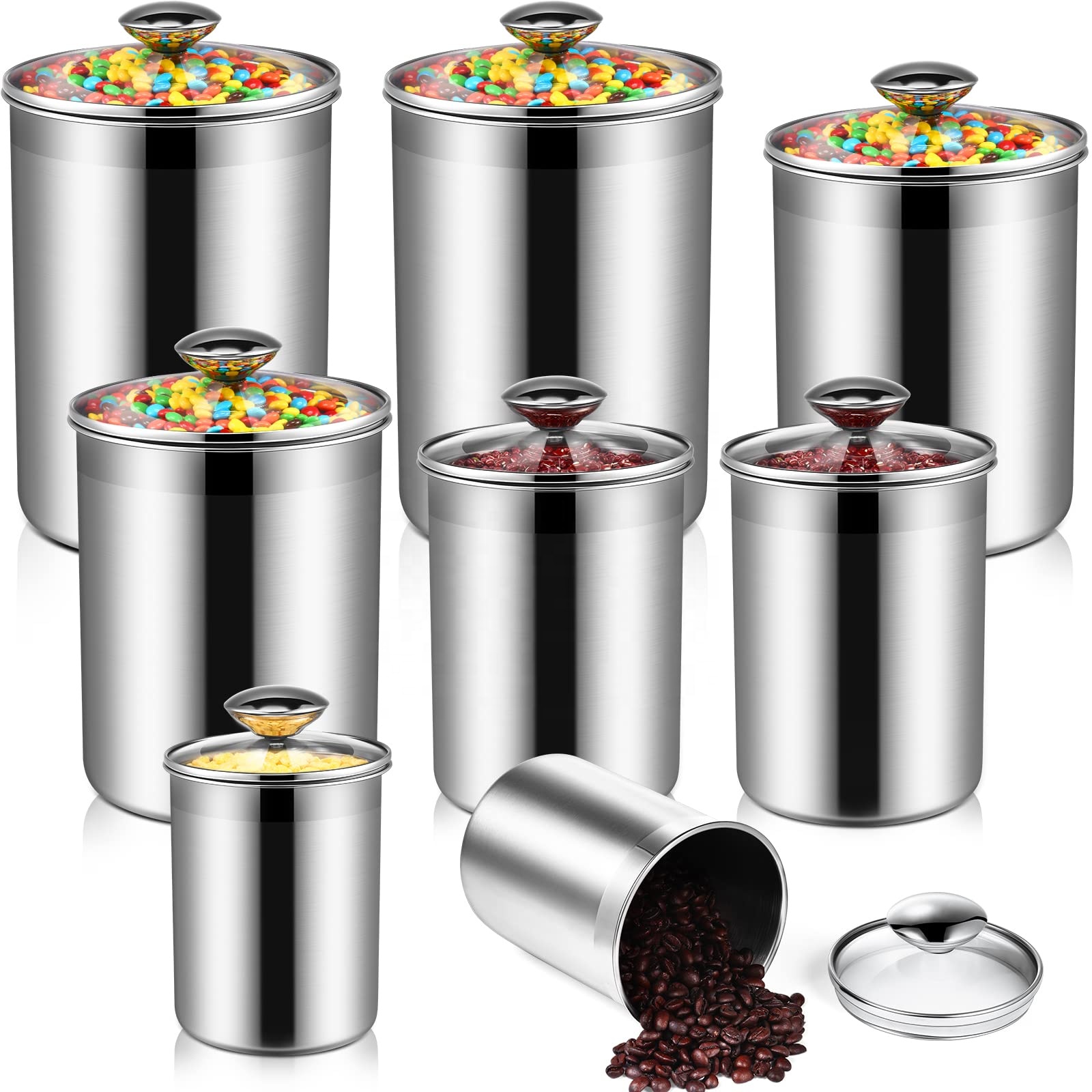 Food Storage Containers Tea Co - Food Storage Set Glass ulasan dan harga