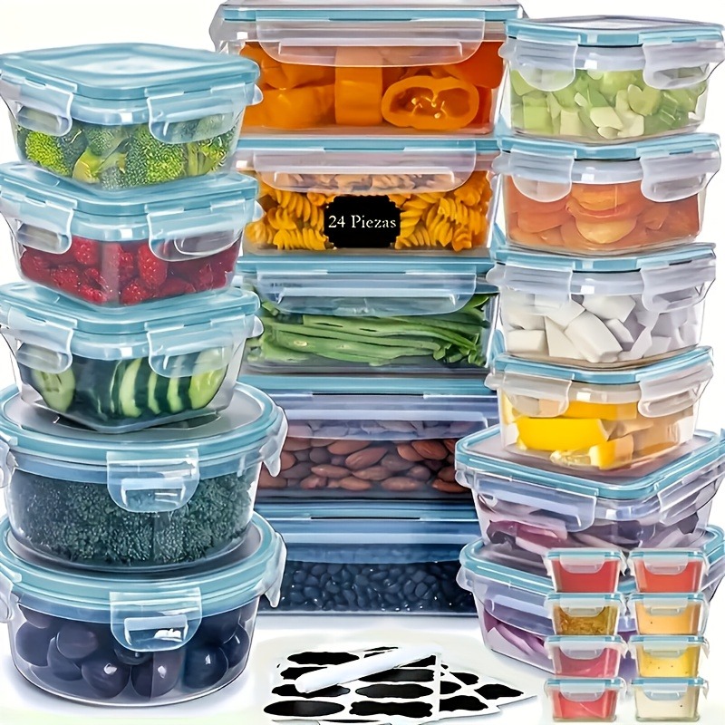 48PCS BPA-Free Food Storage Se - Food Storage Equipment ulasan dan harga