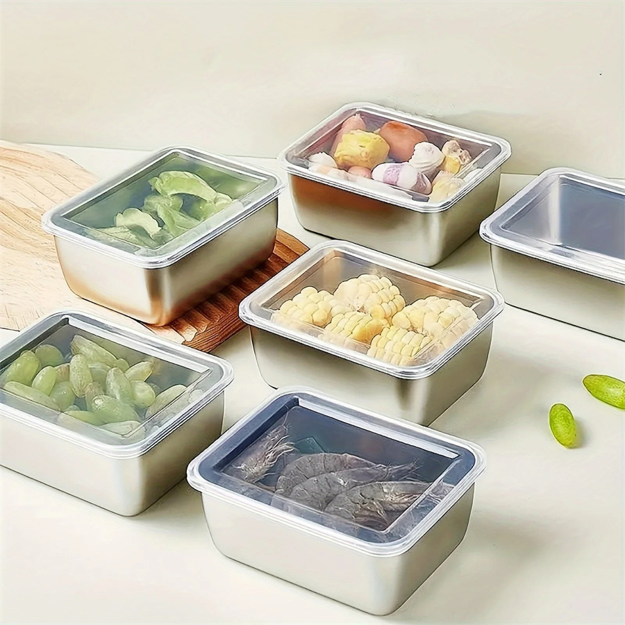 1/3/5pcs Stainless Steel Food  - Food Storage Oven Safe ulasan dan harga