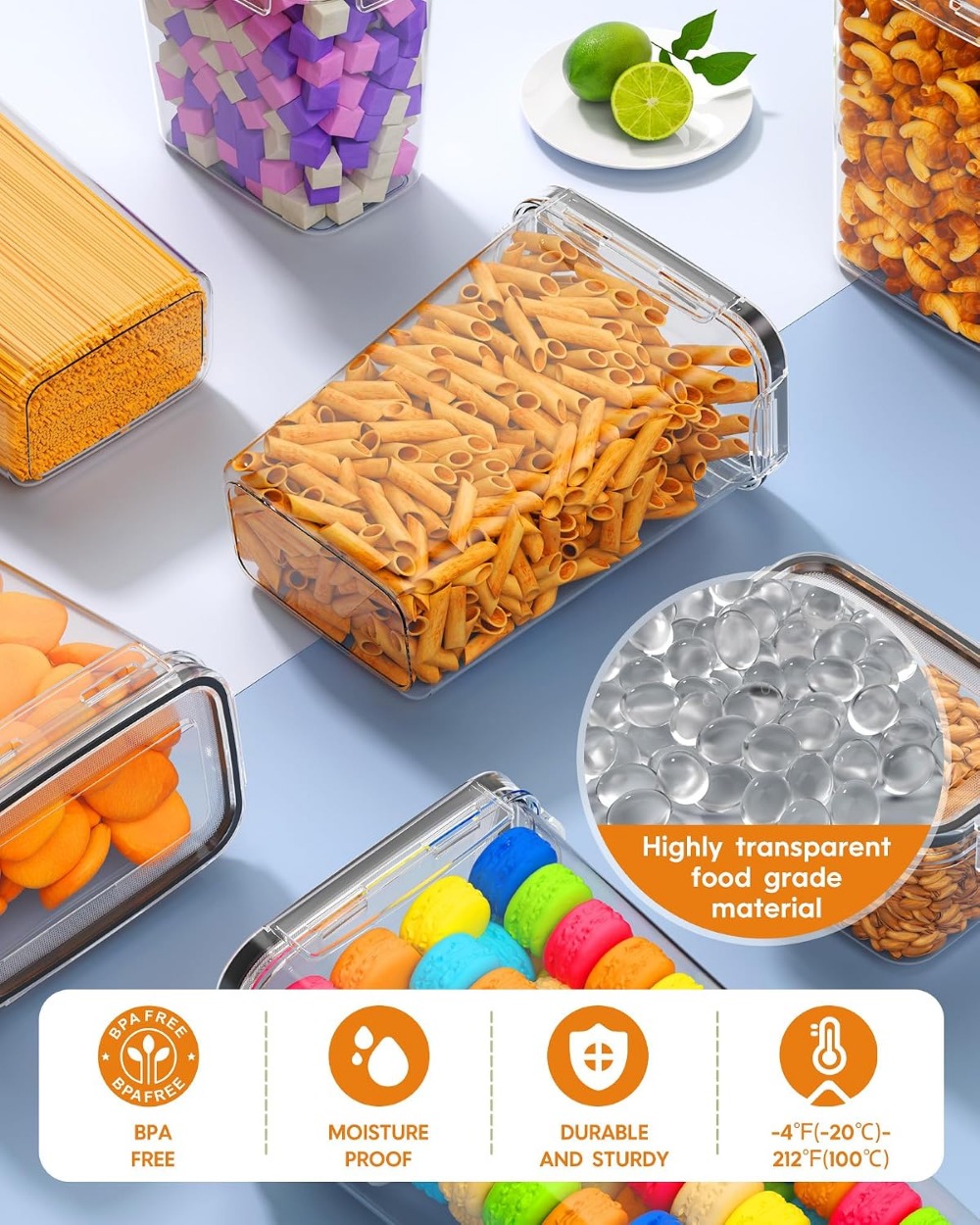 24 PCS Airtight Food Storage C - Food Storage Airtight ulasan dan harga