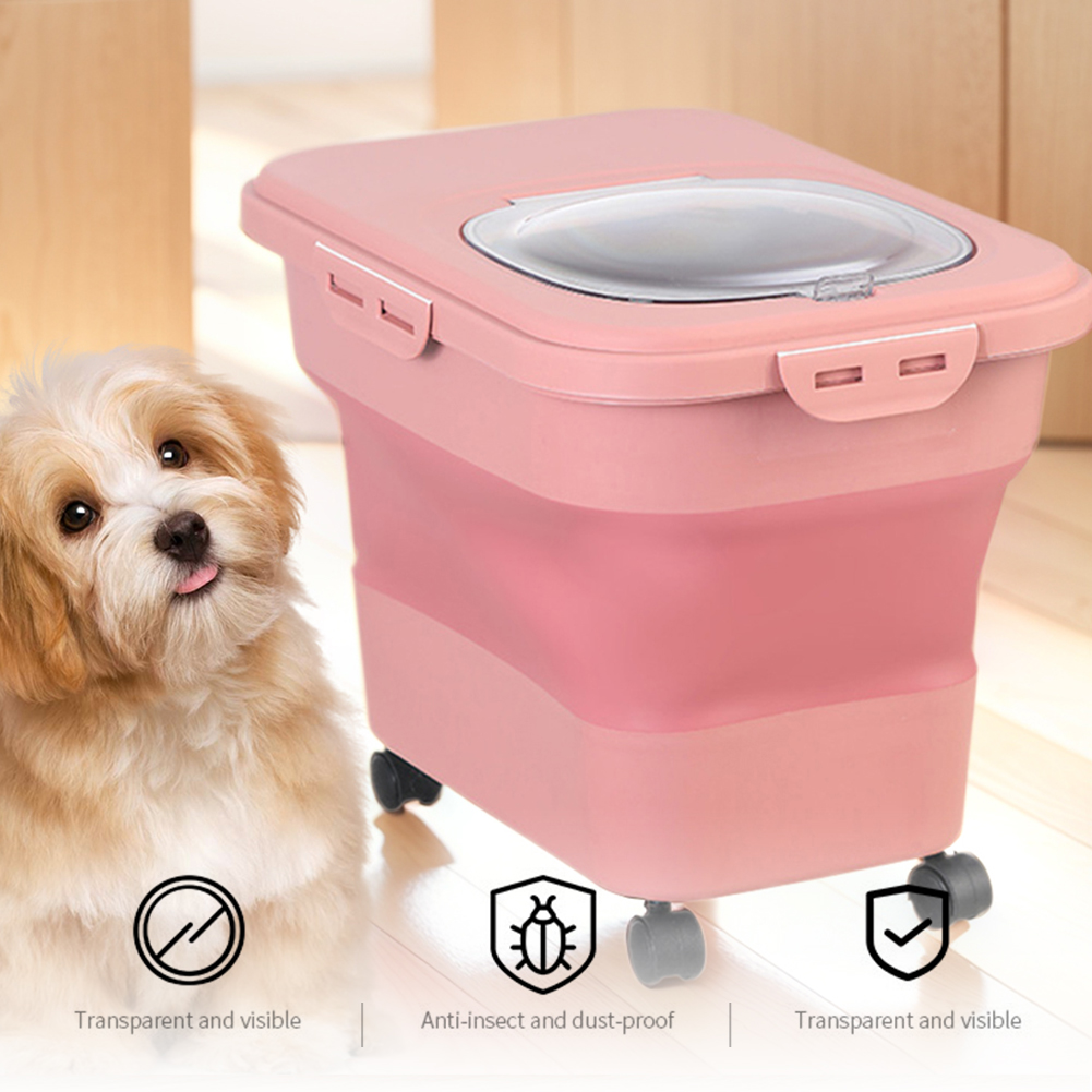 Collapsible Dry Cat Food Box 2 - Food Storage Oven Safe ulasan dan harga