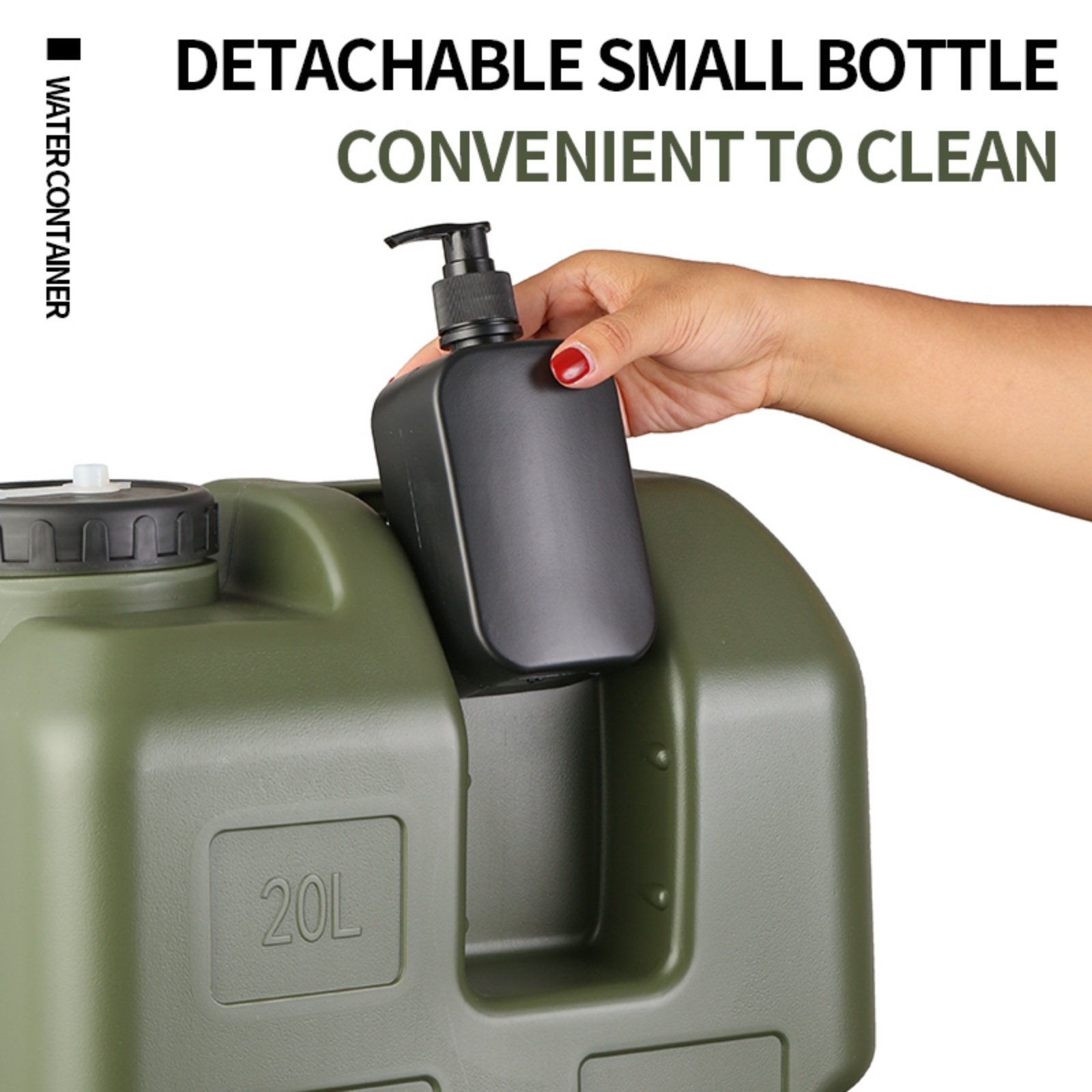 20L Camping Water Container wi - Food Storage Emergency ulasan dan harga