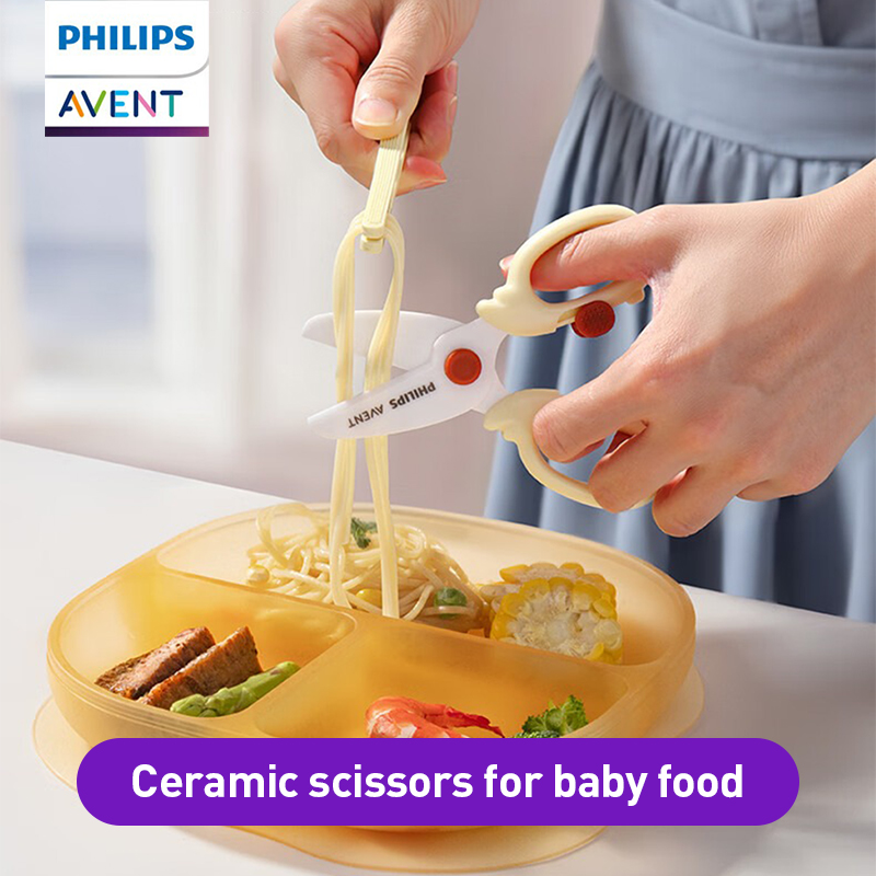 Avent Baby Food Scissors Safe  - Food Storage With Lock ulasan dan harga