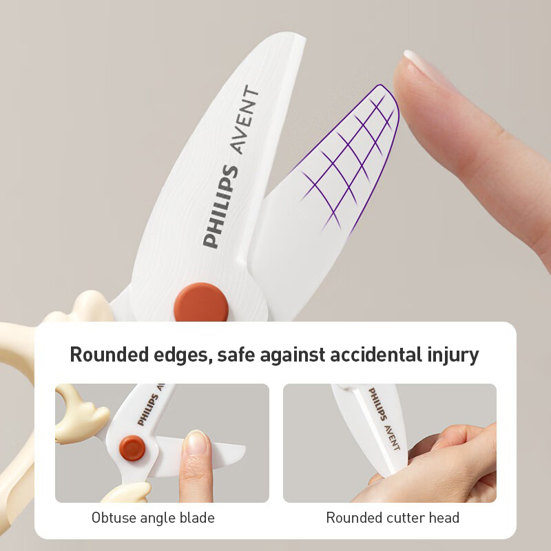 Avent Baby Food Scissors Safe  - Food Storage With Lock ulasan dan harga