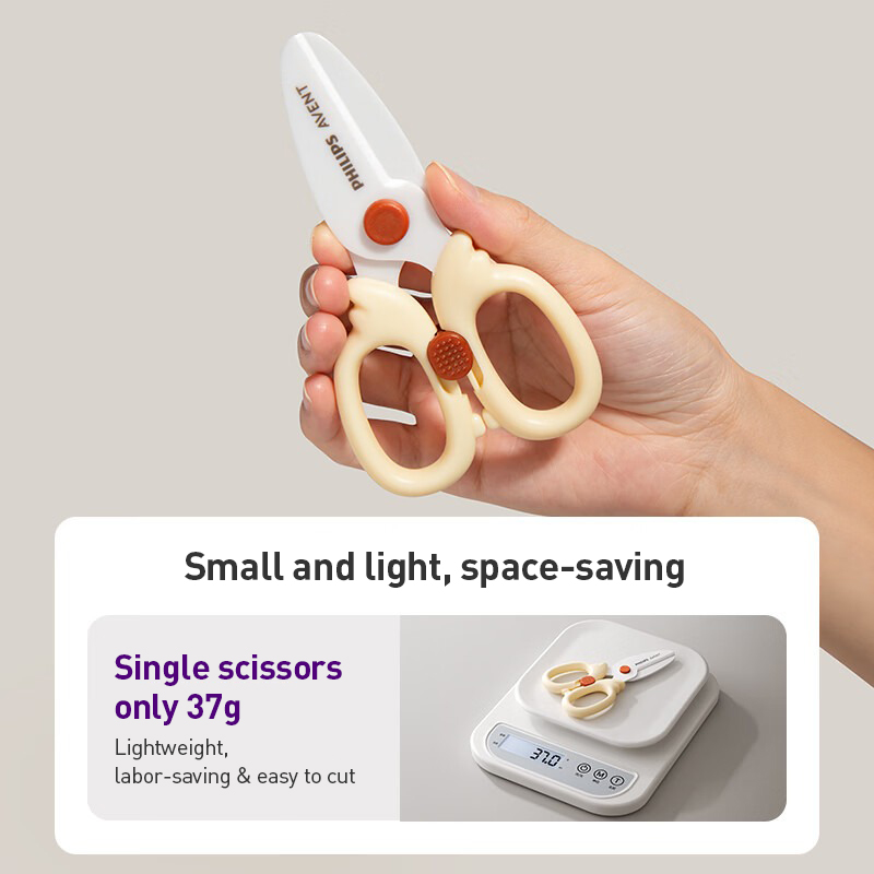 Avent Baby Food Scissors Safe  - Food Storage With Lock ulasan dan harga